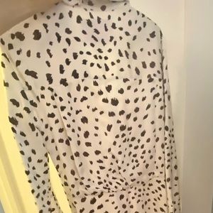 Carolina Herrera long sleeve printed dress size 6